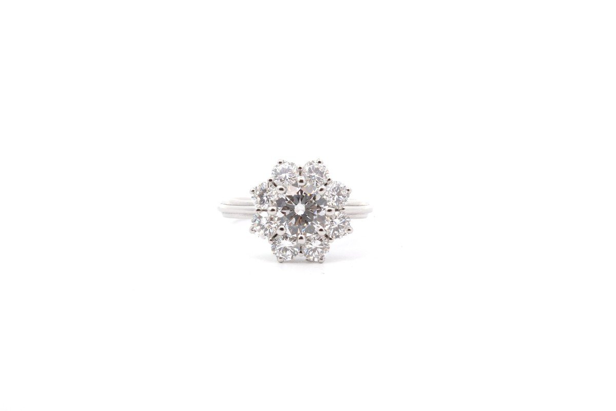 Bague De Fiancailles Marguerite Diamants-photo-2