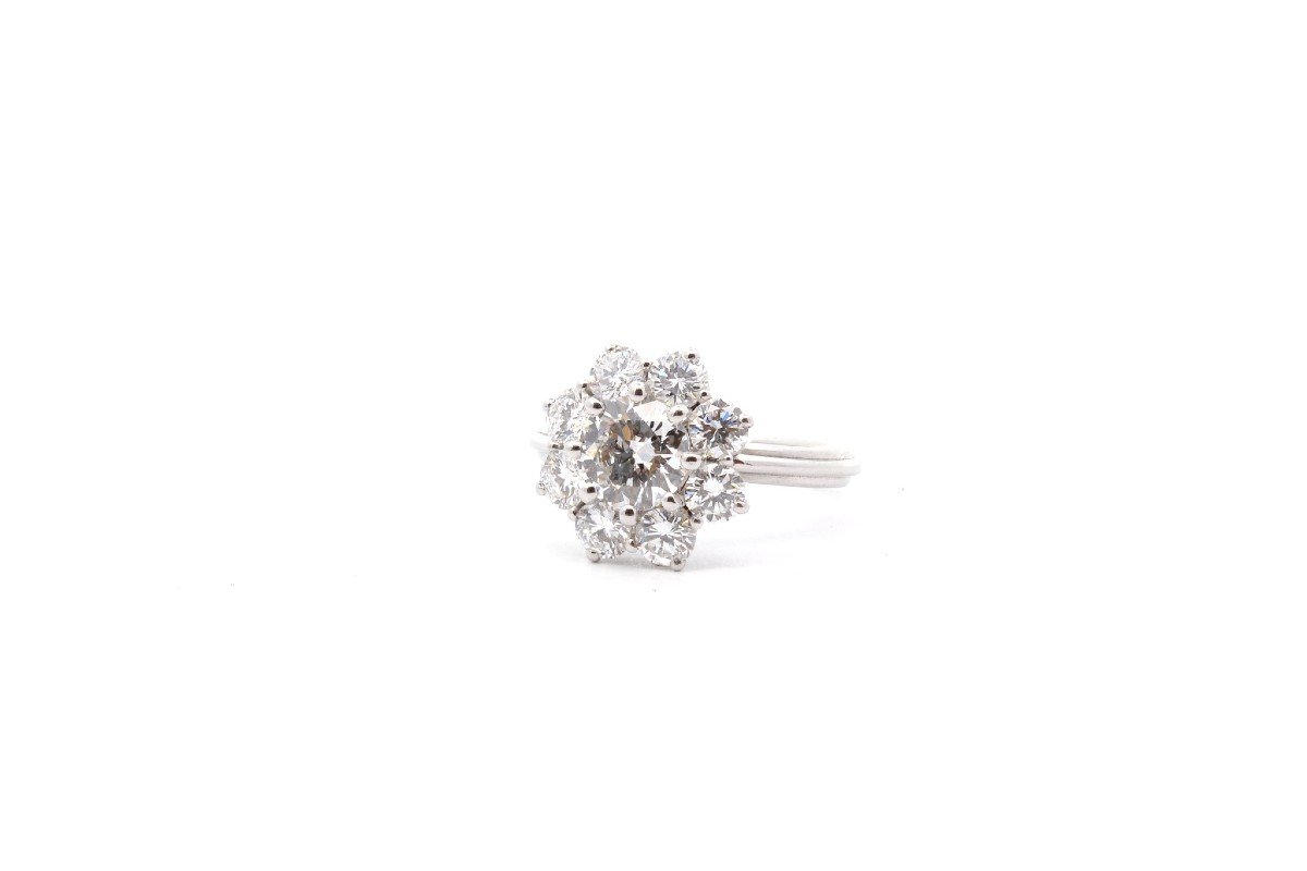 Bague De Fiancailles Marguerite Diamants-photo-4