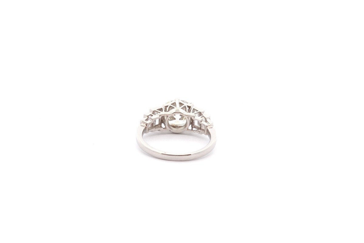 Bague De Fiançailles Diamant 2,03cts K/si2-photo-1