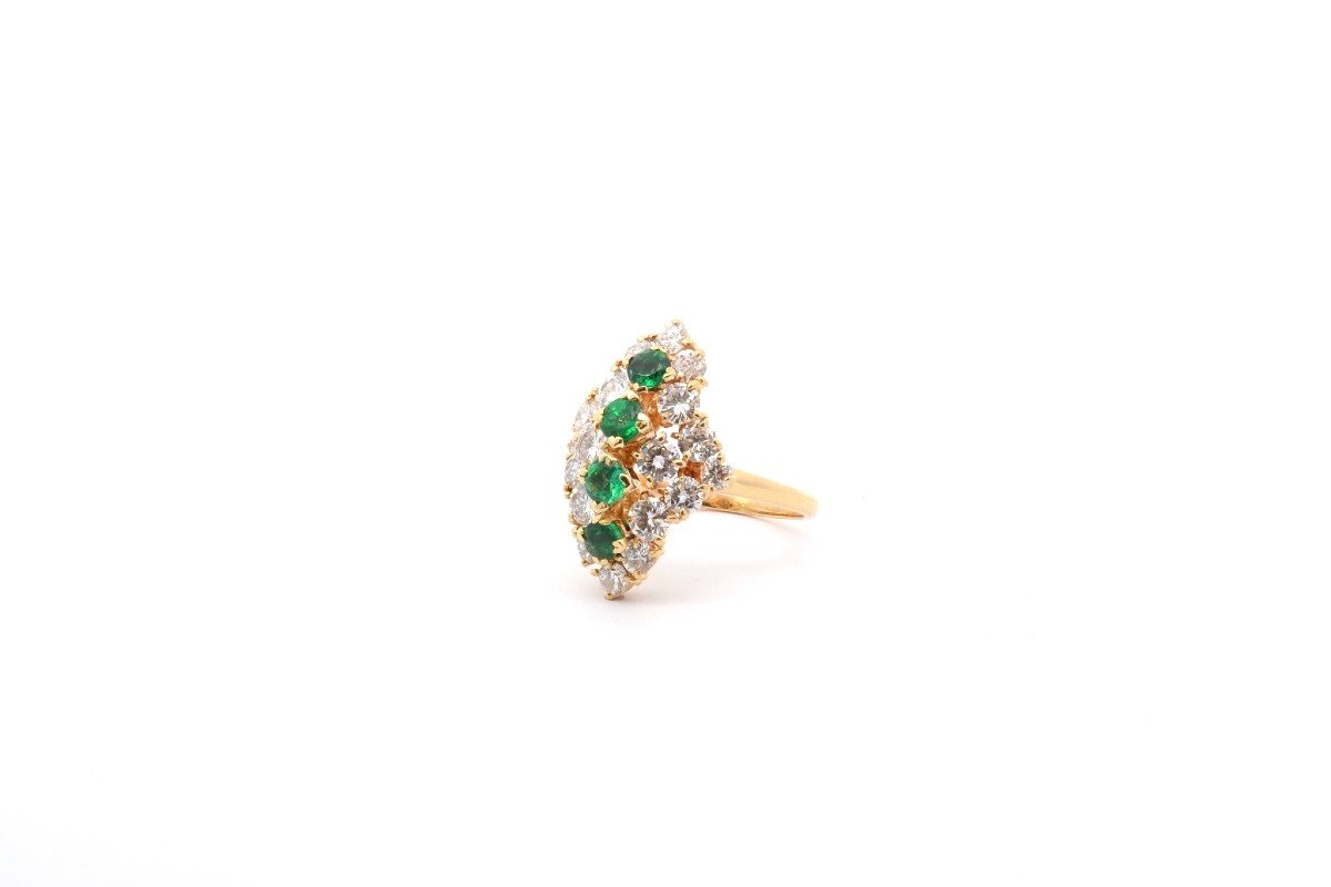 Vintage Emerald And Diamond Ring-photo-4