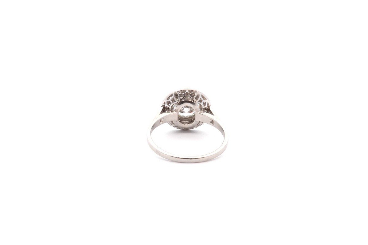 Bague Diamant 1,19cts H/vvs2 En Platine-photo-1