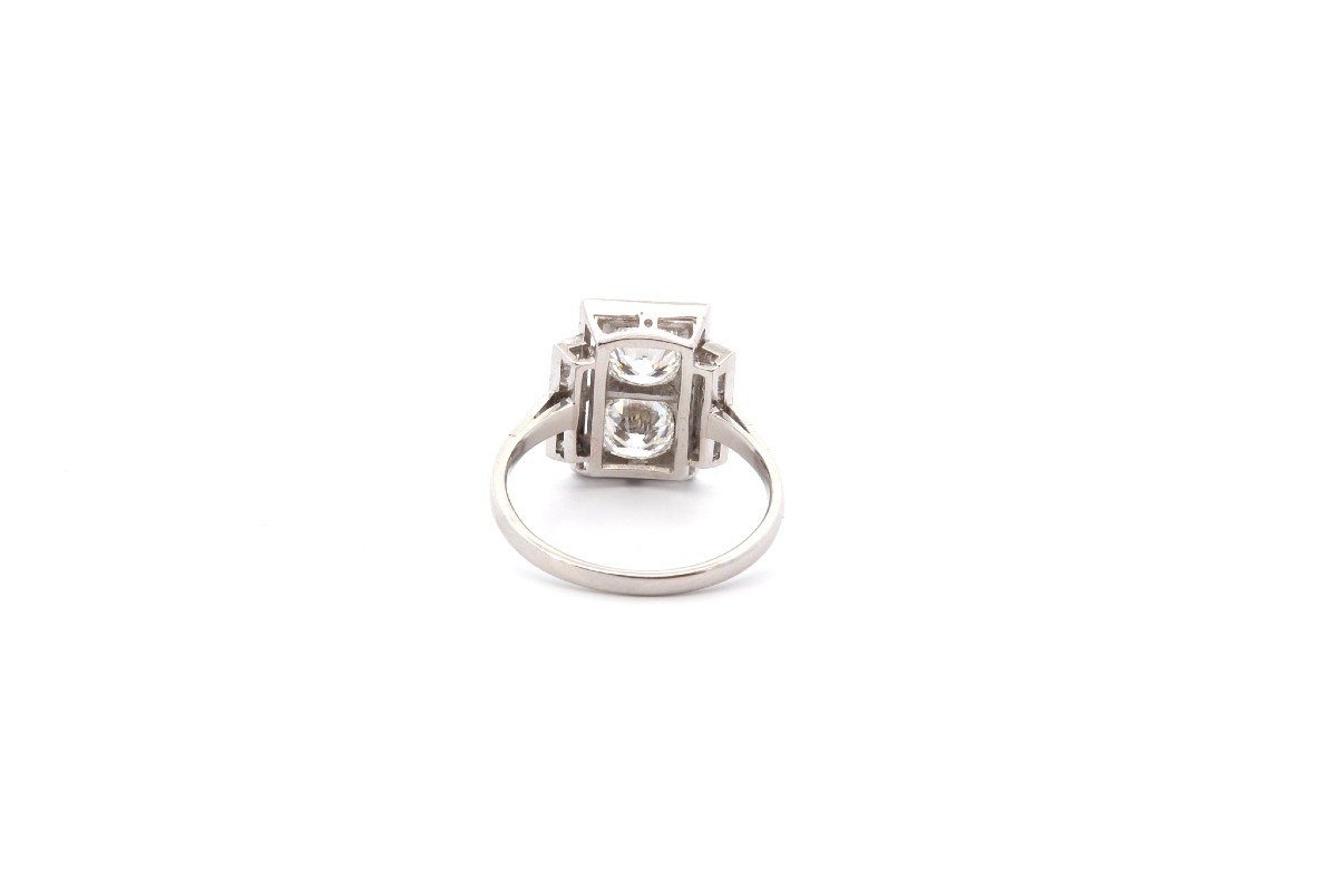 Vintage Diamond Ring In Platinum-photo-1