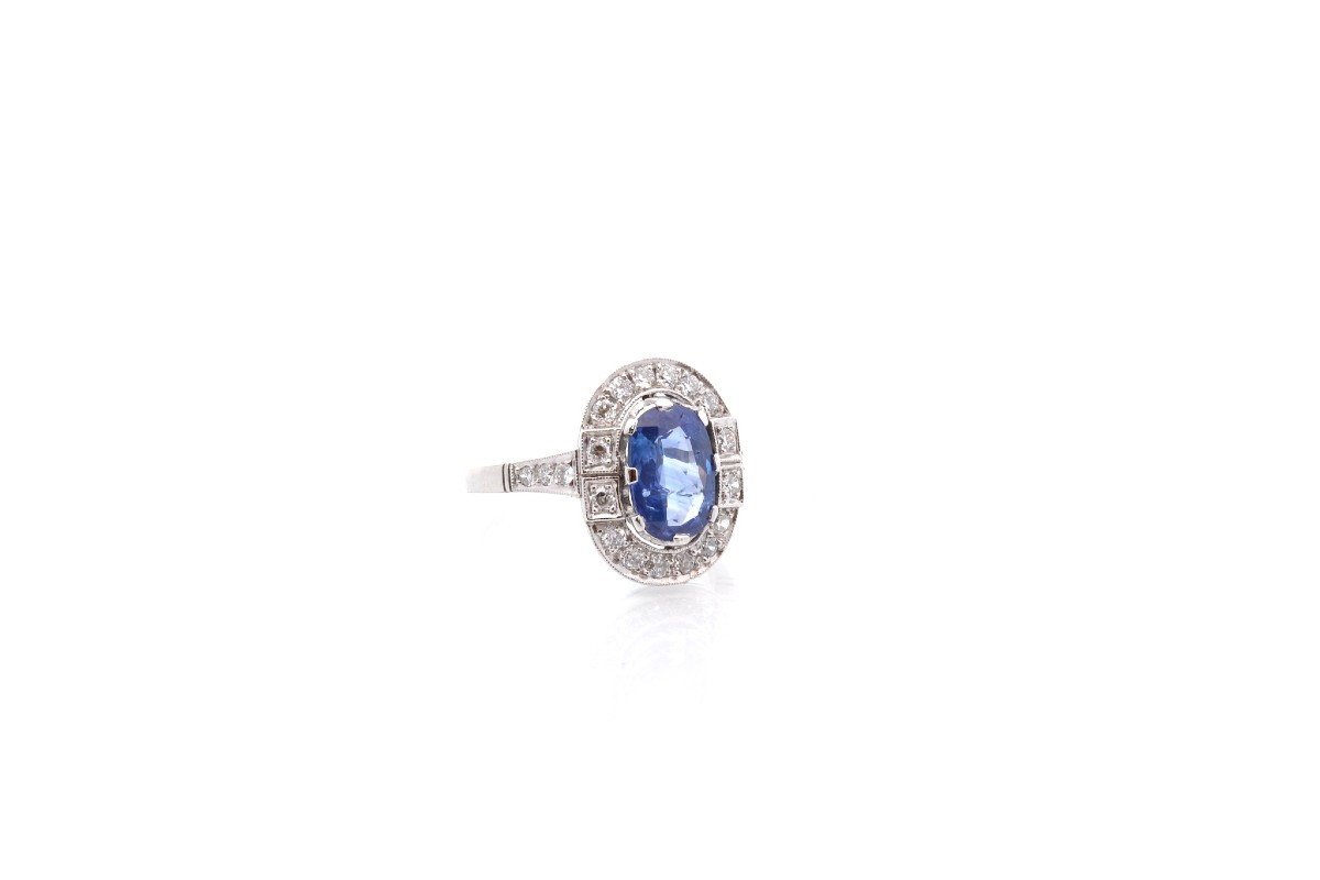 2.20ct Sapphire And Diamond Ring-photo-3