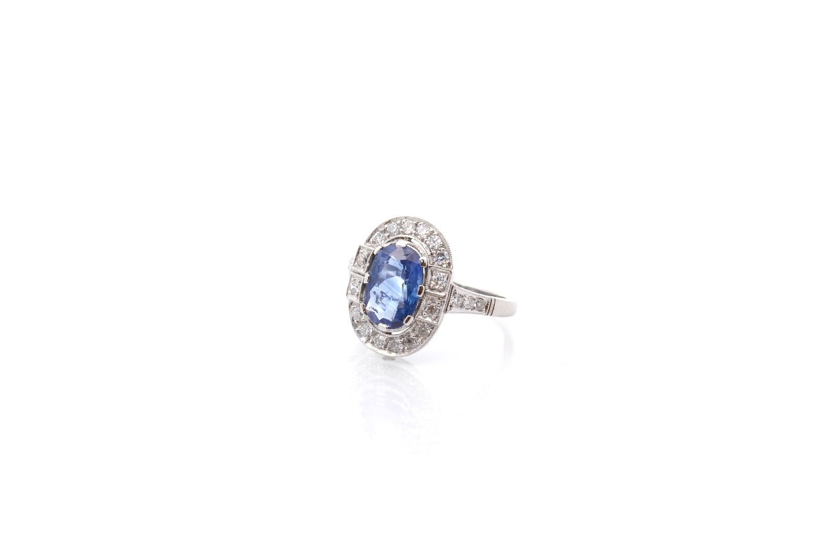 2.20ct Sapphire And Diamond Ring-photo-4