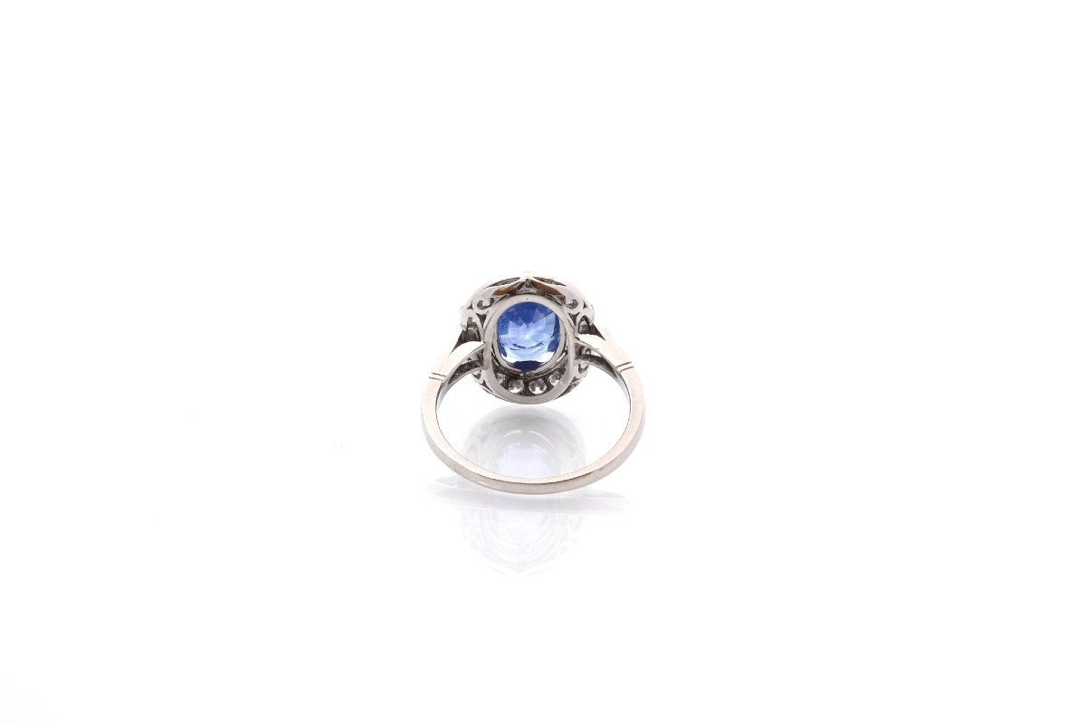 2.20ct Sapphire And Diamond Ring-photo-1