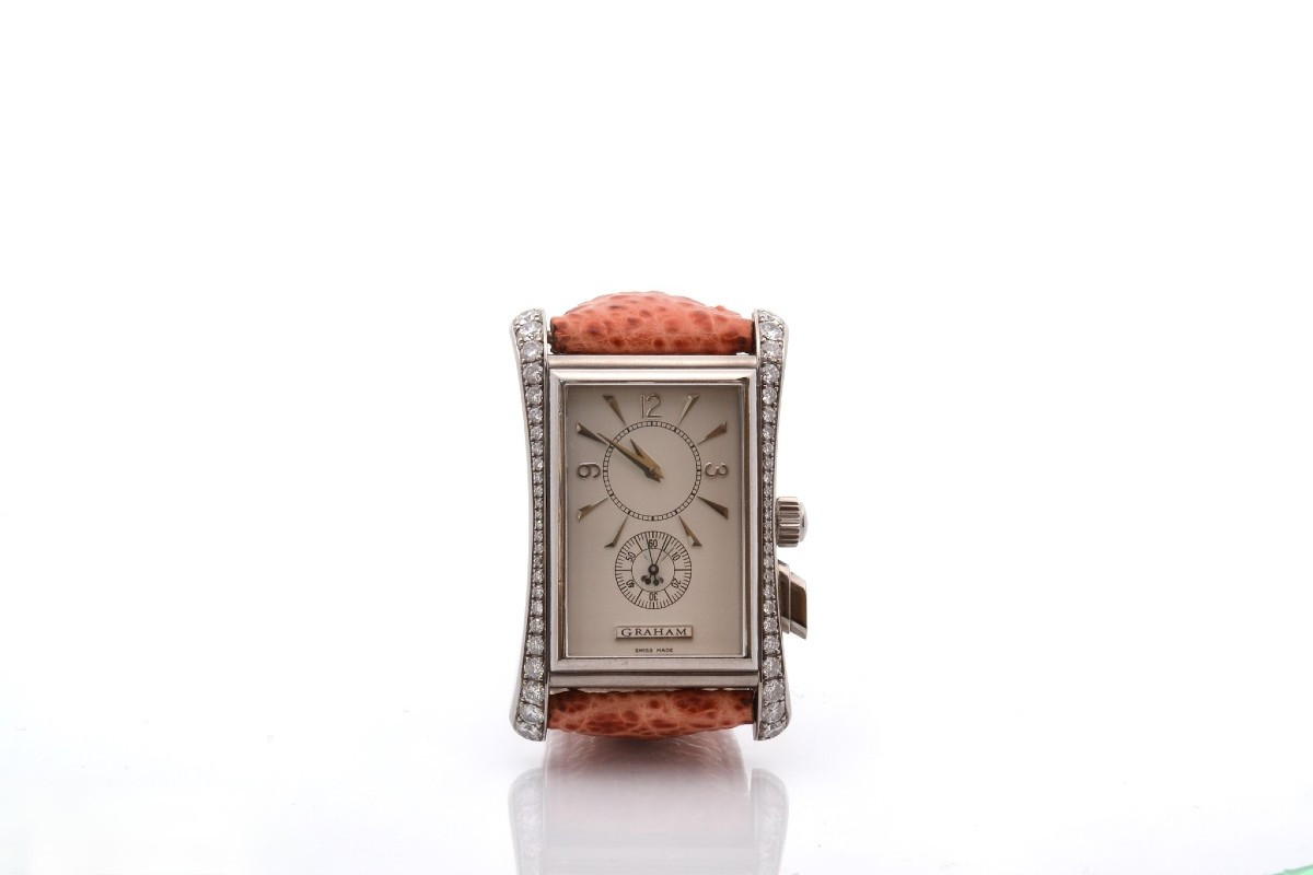 Graham Diamond Watch In 18k Gold-photo-2