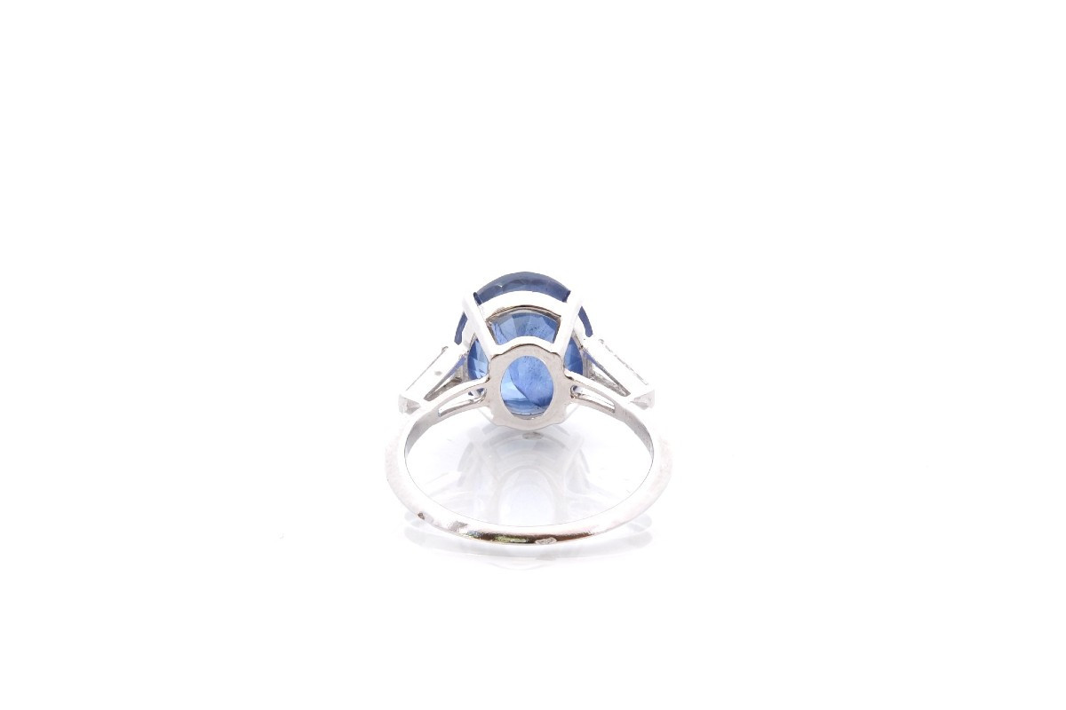 7ct Sapphire And Diamond Ring-photo-1