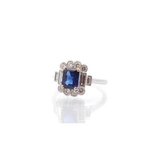 Second-hand Sapphire And Diamond Ring