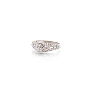 Vintage Platinum Diamond Ring