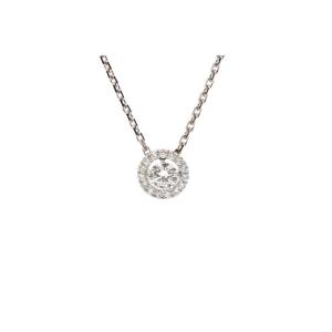 18k White Gold Diamond Necklace