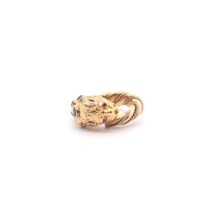 Bague Style Lalaounis En Or 18k