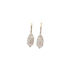 Art Deco Diamond Earrings