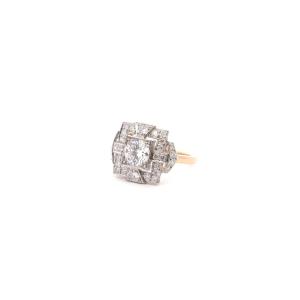 Art Deco Diamond Ring 1.06cts F/si2