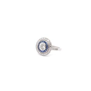 Bague Art Déco Diamant De 0,71ct G/si1