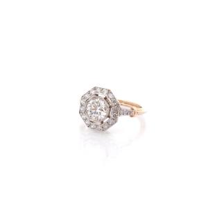 Art Deco Diamond Ring 0.95ct I/vs2