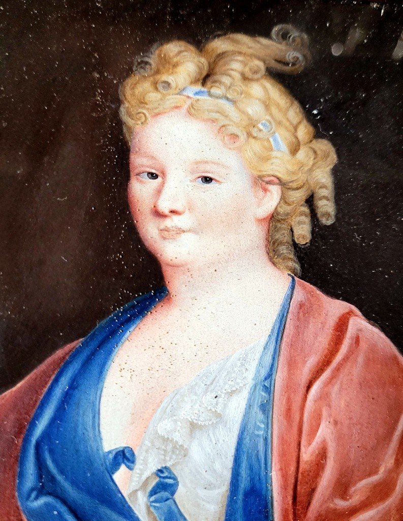  Portrait de Dame - Pastel   XVIIIe Si&egrave;cle-photo-2