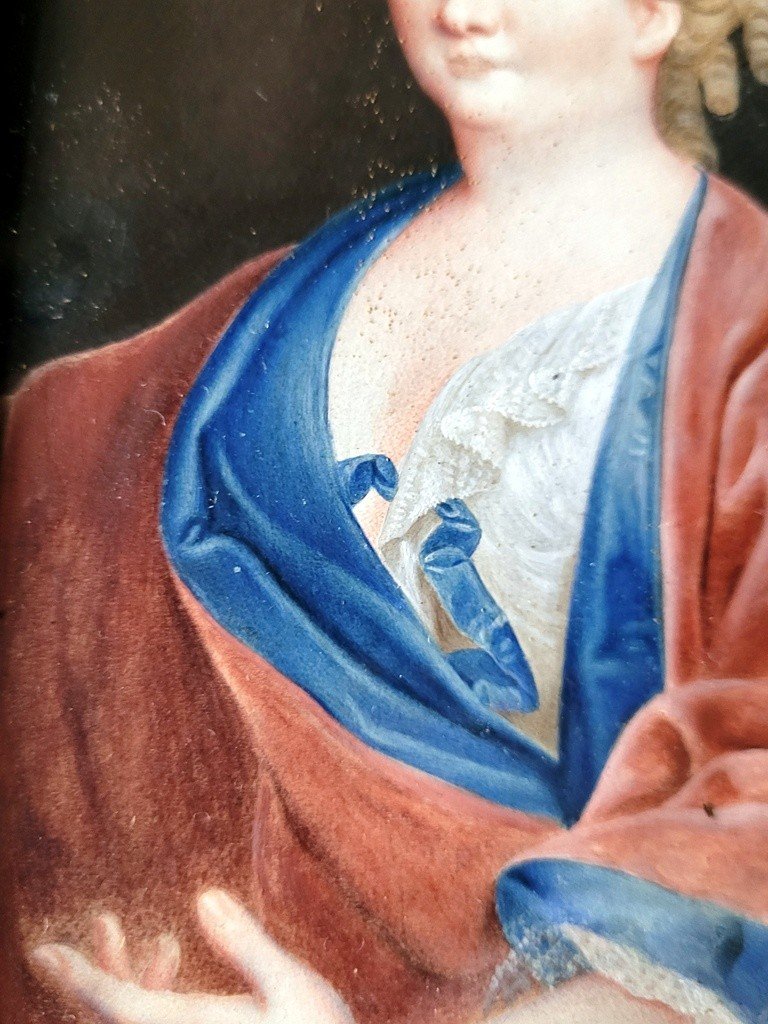  Portrait de Dame - Pastel   XVIIIe Si&egrave;cle-photo-3