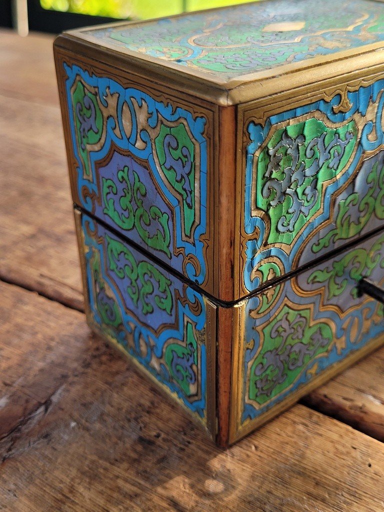 Scents Box - Boulle Marquetry - 19th Century-photo-4