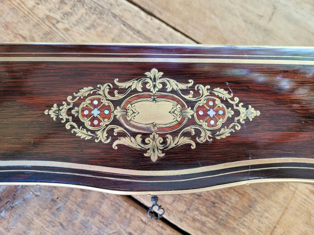 Glove Box - Boulle Marquetry - 19th Century-photo-2