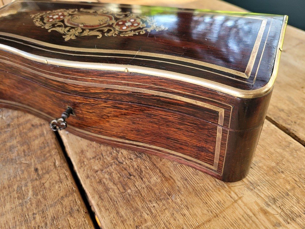 Glove Box - Boulle Marquetry - 19th Century-photo-4