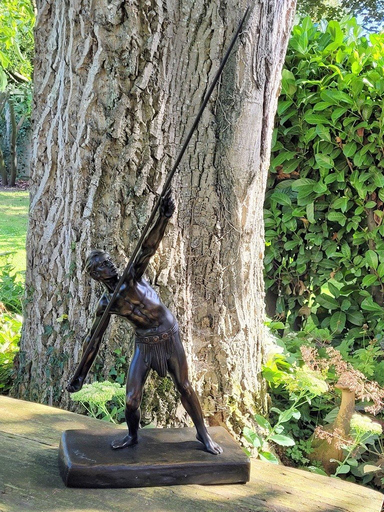 Demeter Chiparus "the Javelin Thrower" Art Deco Bronze