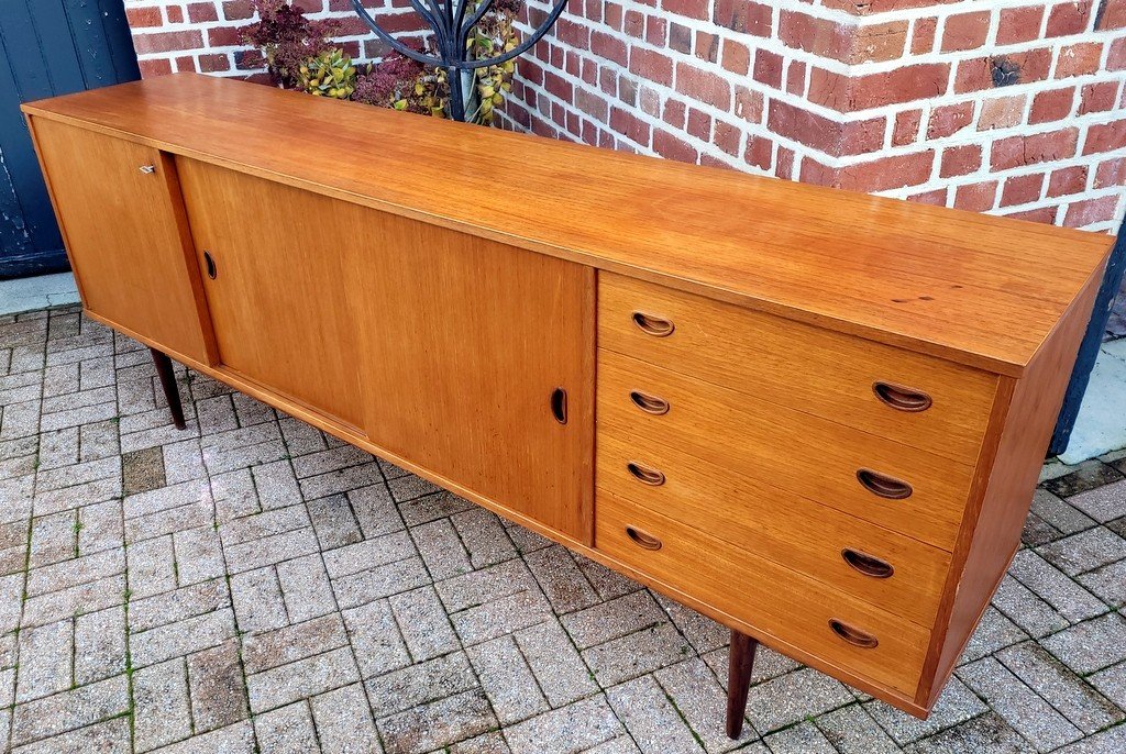 Large Scandinavian Sideboard From The 60s.