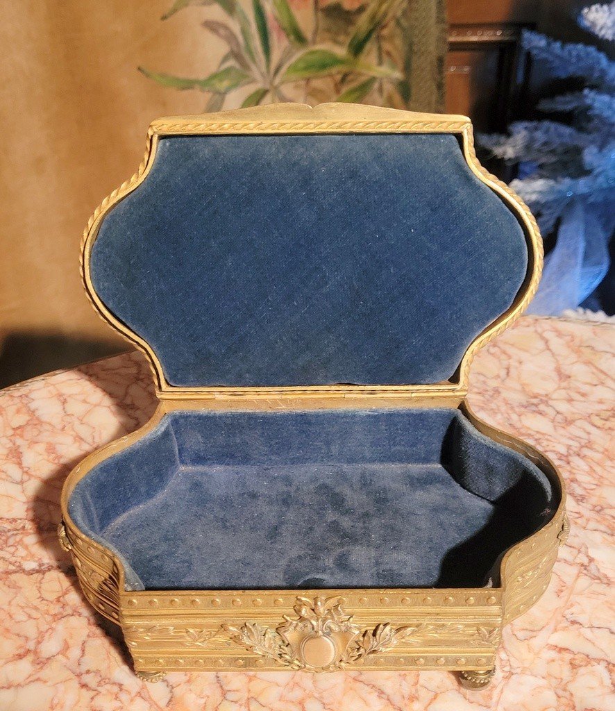 Louis XVI Bronze Jewelry Box - 19th Century 1860-photo-6
