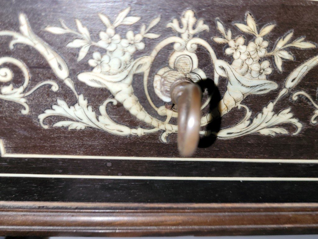 Important Writing Case With Ivory Marquetry From The Napoleon III Period - 19th Century-photo-8