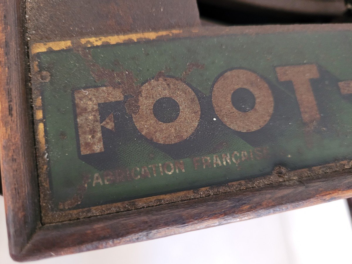 Jeu de Football en Bois et T&ocirc;le des Ann&eacute;es 1930 - Fabrication  Fran&ccedil;aise -photo-2