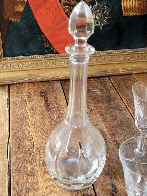 Saint Louis - Ensemble de 44 Verres + Une Carafe  en Cristal  Taill&eacute; -photo-1