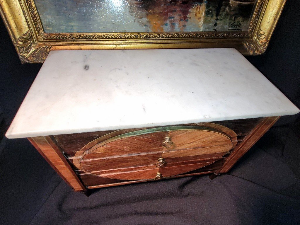 Commode de Ma&icirc;trise d&#039;&eacute;poque XVIIIe - XIXe Si&egrave;cle  -photo-4