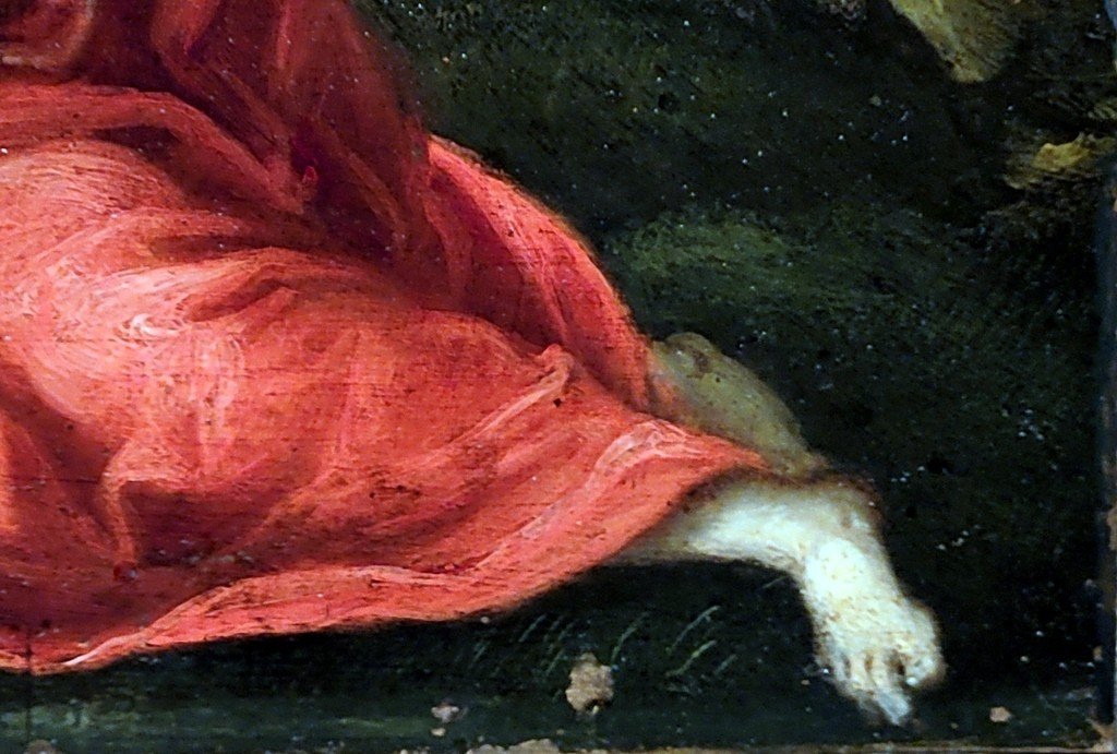  "penitent Mary Magdalene" Oil On Copper - Flemish School Of The Mid-17th Century -photo-2