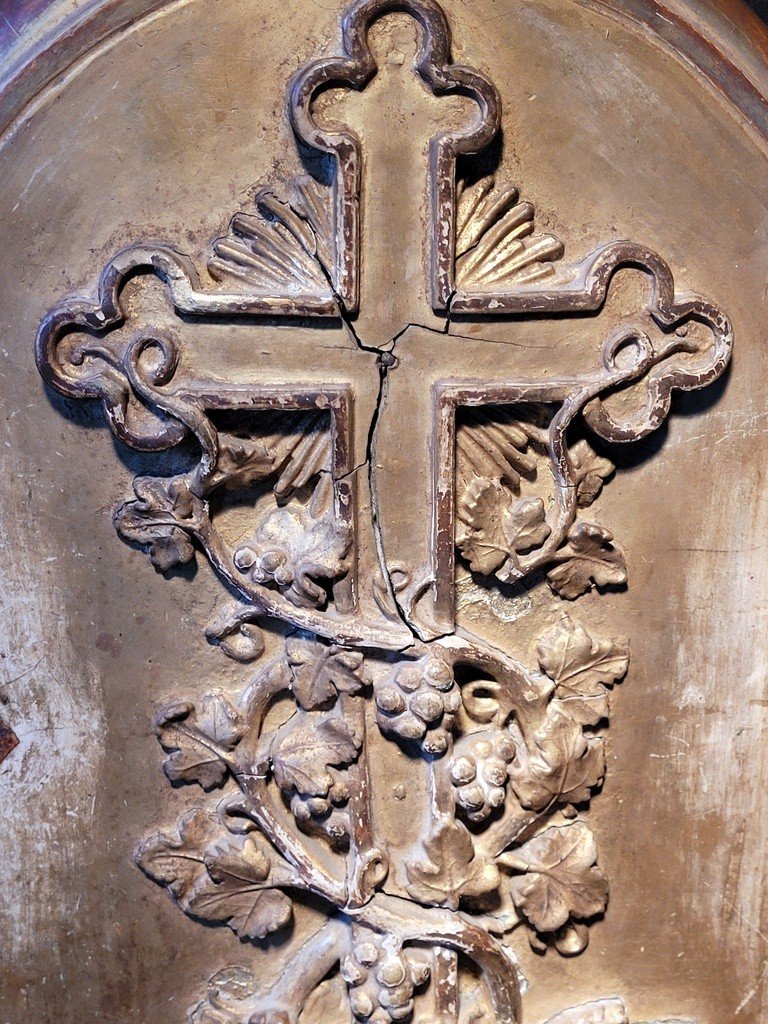  Porte de Tabernacle en Bois sculpt&eacute; dor&eacute;  - XVIIIe Si&egrave;cle-photo-3