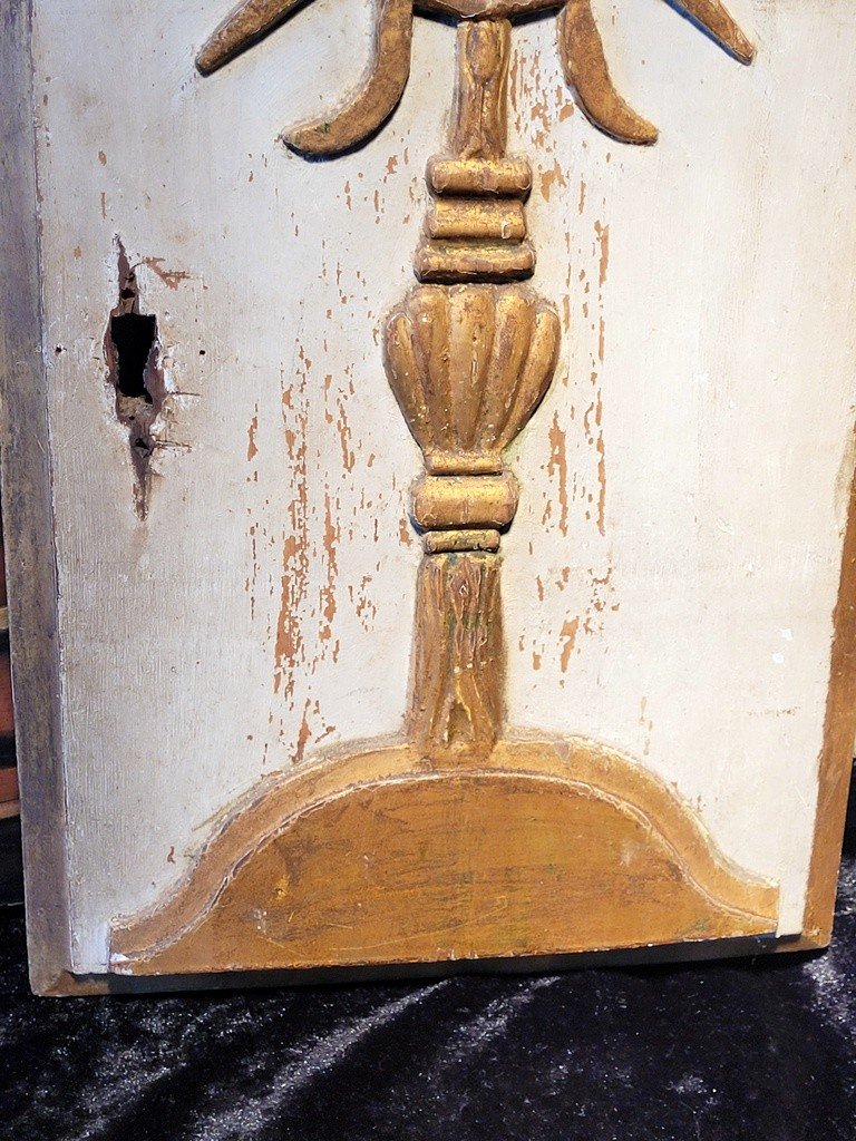   Porte de Tabernacle en Bois sculpt&eacute; dor&eacute; - XVIIIe Si&egrave;cle-photo-1