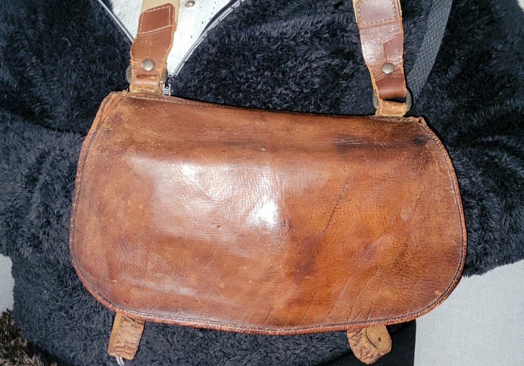  Leather "hand Warmer" Hunting Muff - 1900-photo-1