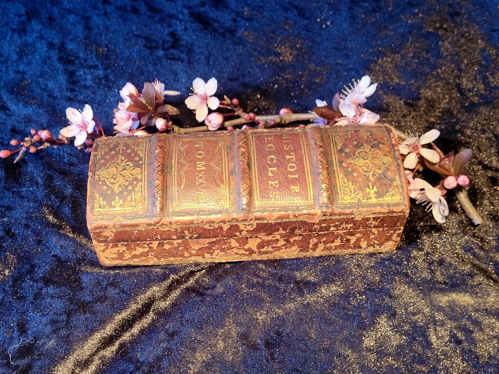 Leather Stamp Box "fake Books" Maison Maquet - Rue De La Paix In Paris  -photo-3