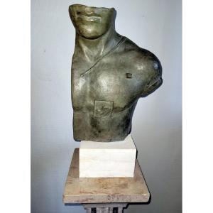  Igor MITORAJ &quot; Ascl&eacute;pios &quot; Sculpture en Bronze - 504/1000