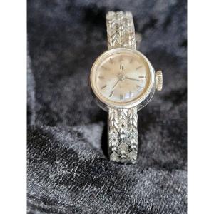 Lip Brand Lady's Watch And 18 Cts Gold Eagle's Head Bracelet 