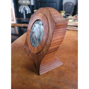  Art Deco Frame In Rosewood Marquetry On Mahogany - Photo Charles Lindbergh 1928