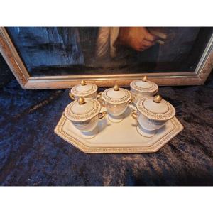  Paris Porcelain Small Cream Pot Service.