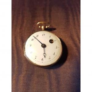 18k Gold Rooster Pocket Watch Signed By Virginio Girard - 18th Century
