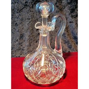 Large Carafe In Cut Crystal From Maison St Louis - Massenet Model.