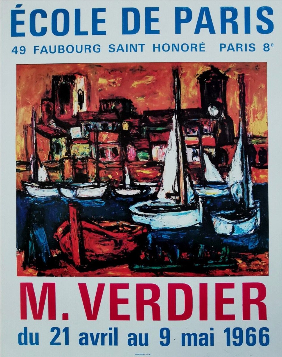 Venise Par Maurice Verdier (1919-2003)-photo-3