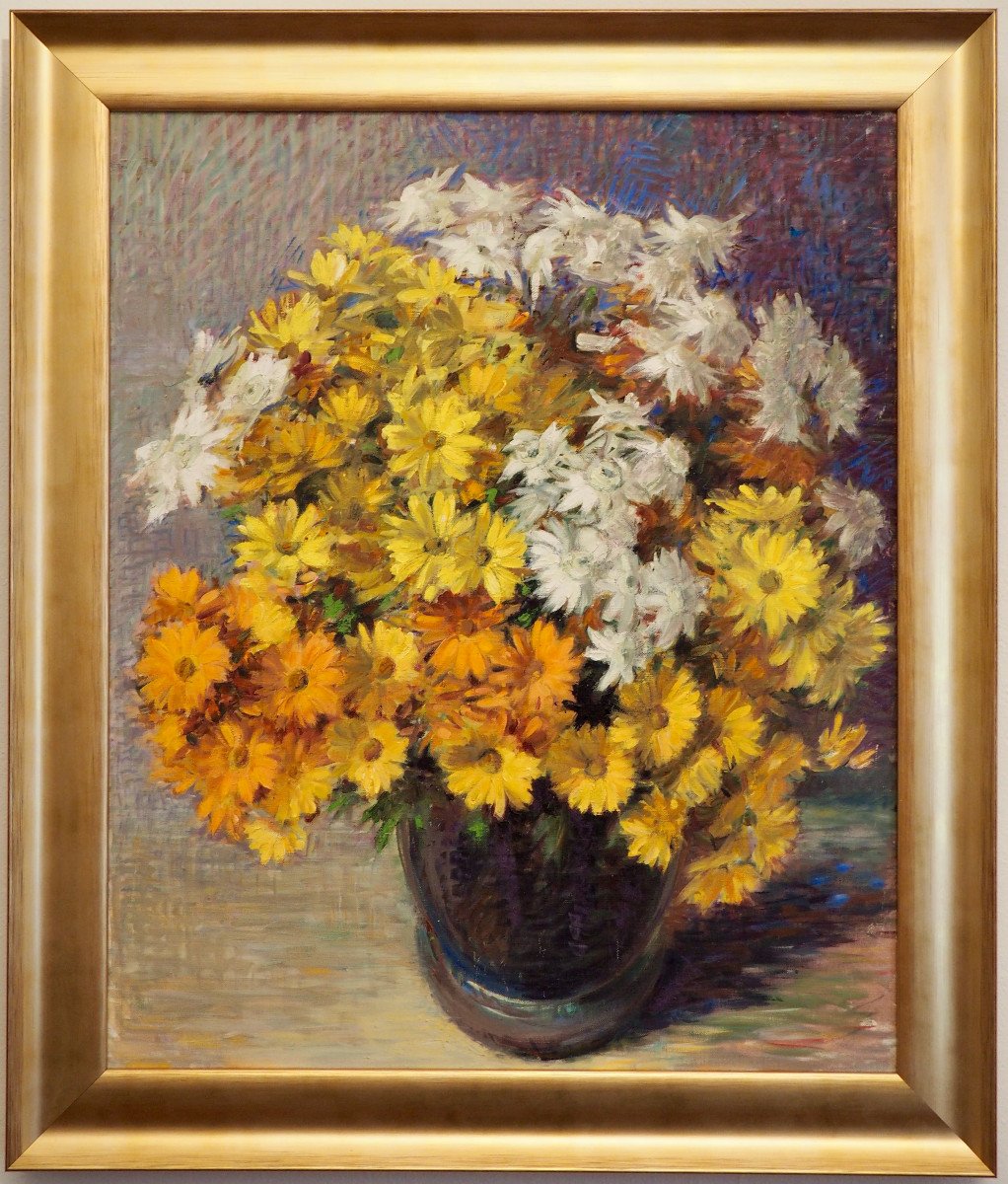 Marguerites  post-impressionnites  par Cathala-Mongoin