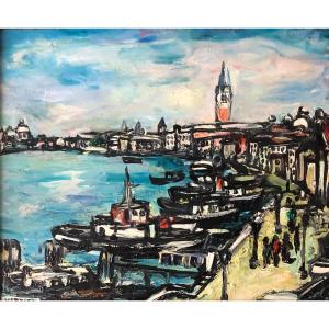 Venise Par Maurice Verdier (1919-2003)