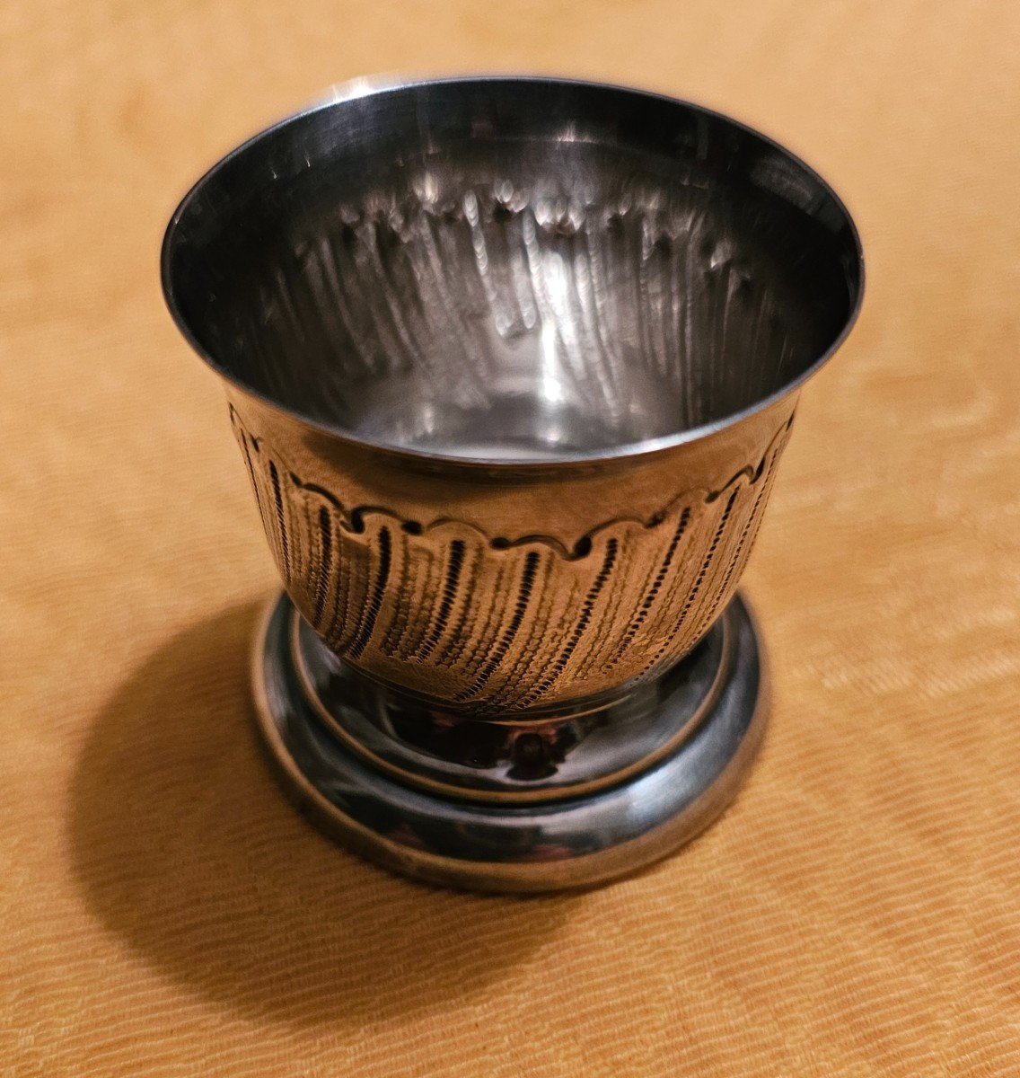 Egg Cup In Sterling Silver 