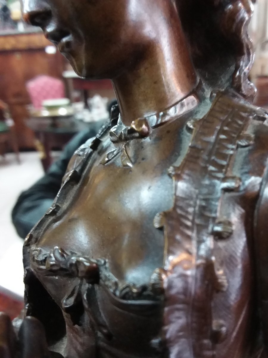 Bronze Subject With Dark Patina-photo-7