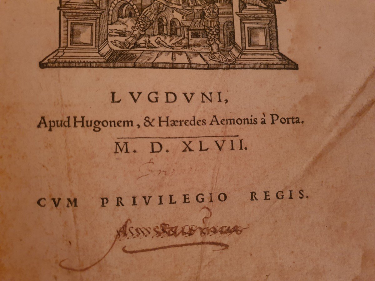 Trois Importants Livres En Latin , XVIème Sicle-photo-2