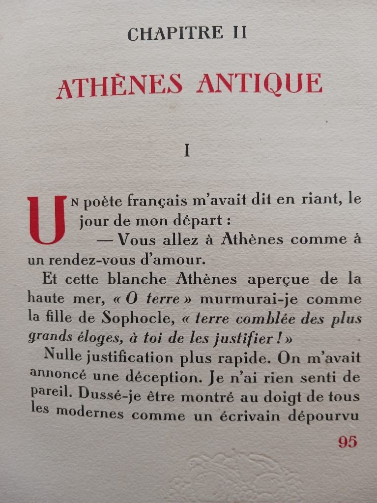 The Journey To Athens By Charles Maurras 1927-photo-3