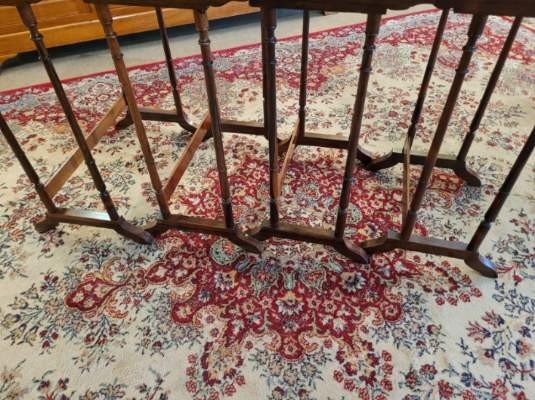 Series Of 4 Nesting Tables 19th Century 450 Euros-photo-2